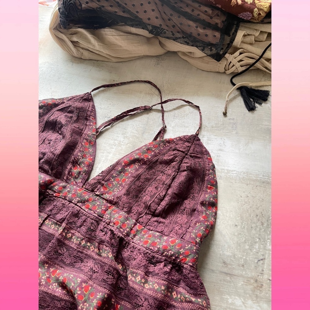 Cottagecore Free People Lotus Maxi Dress NWT size medium